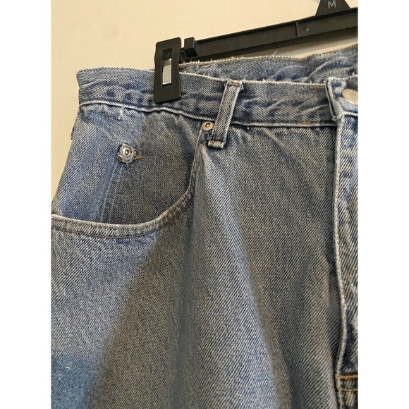 Wrangler Athletic‎ Fit Jeans Medium Wash Blue Denim Men's Size 36 X 30 Worn In - Picture 2 of 5